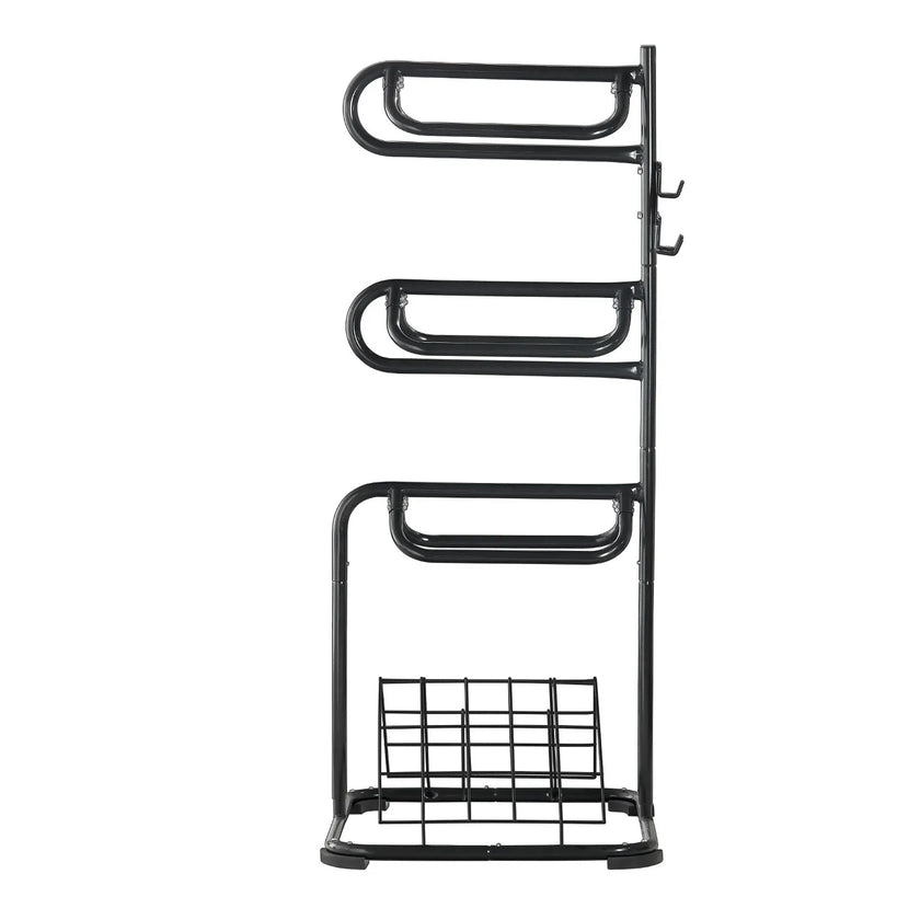 VEVOR Freestanding Saddle Stand 3 Tiers English and Western Saddle Rack