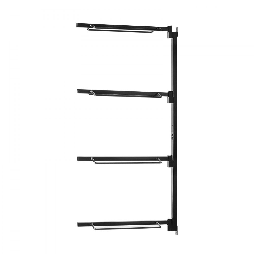 VEVOR Wall Mount Saddle Rack Four Tiers Western &  English Horse Saddle Holder