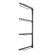 VEVOR Wall Mount Saddle Rack Four Tiers Western &  English Horse Saddle Holder
