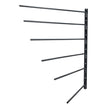 VEVOR Wall Mounted Saddle Rack Six Tiers English & Western Horse Saddle Stand