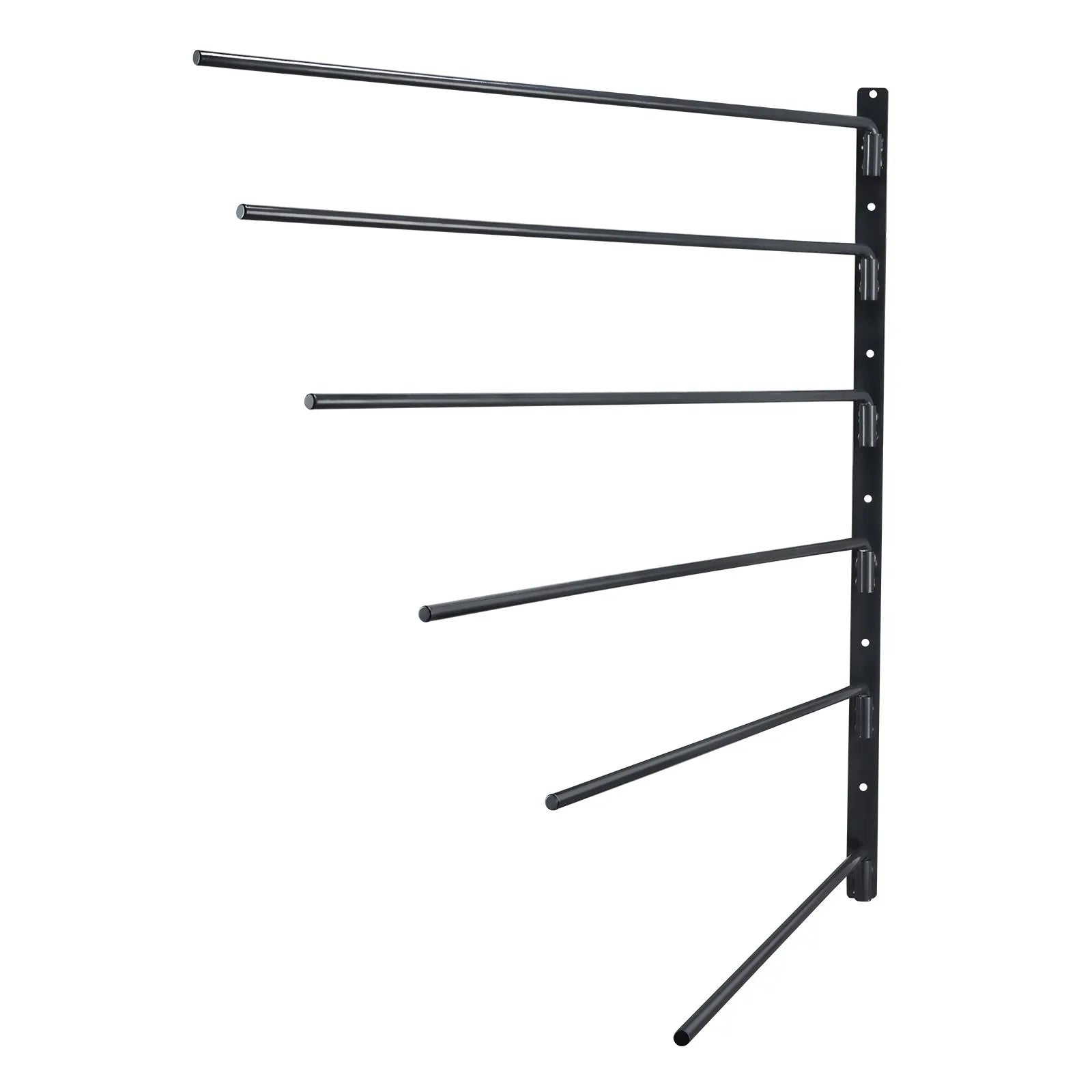VEVOR Wall Mounted Saddle Rack Six Tiers English & Western Horse Saddle Stand