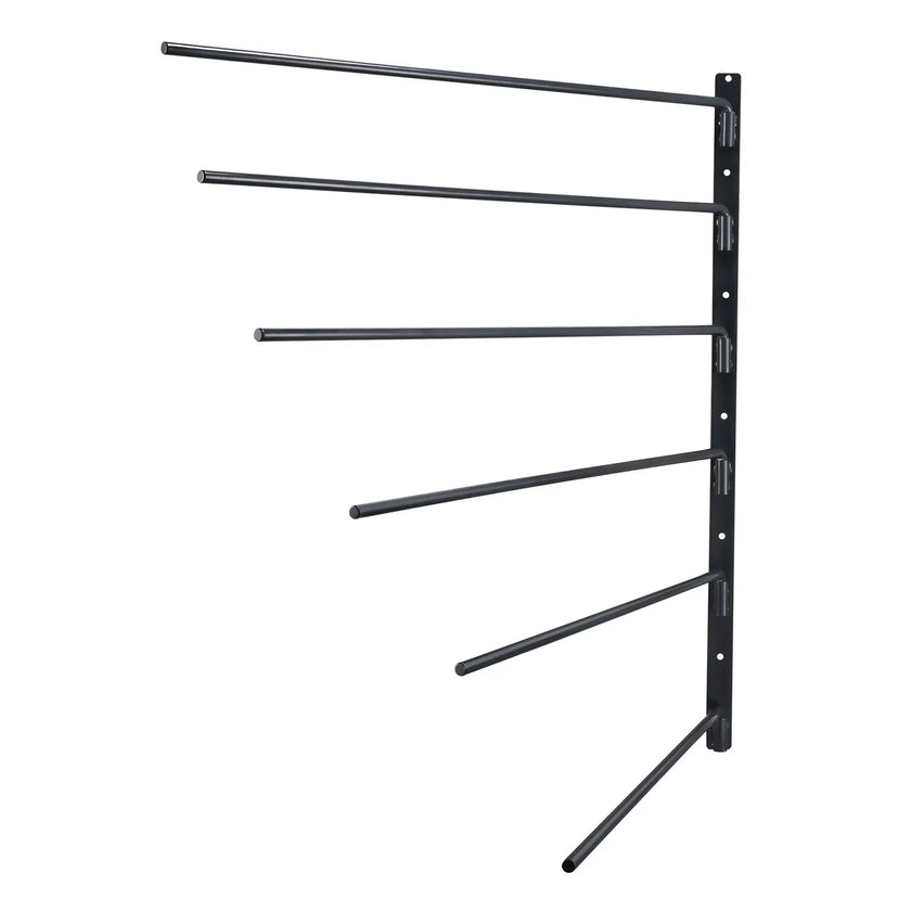 VEVOR Wall Mounted Saddle Rack Six Tiers English & Western Horse Saddle Stand