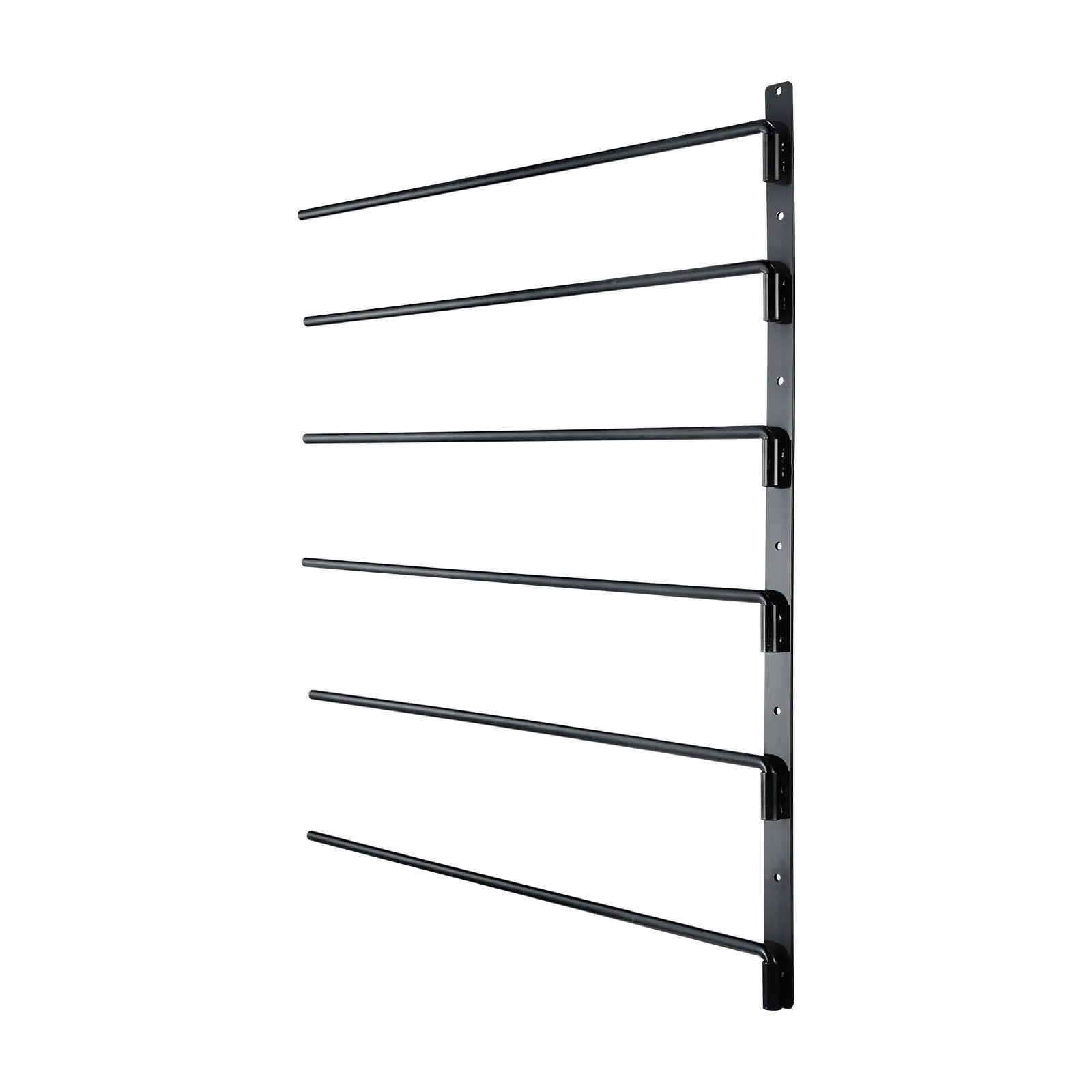 VEVOR Wall Mounted Saddle Rack Six Tiers English & Western Horse Saddle Stand