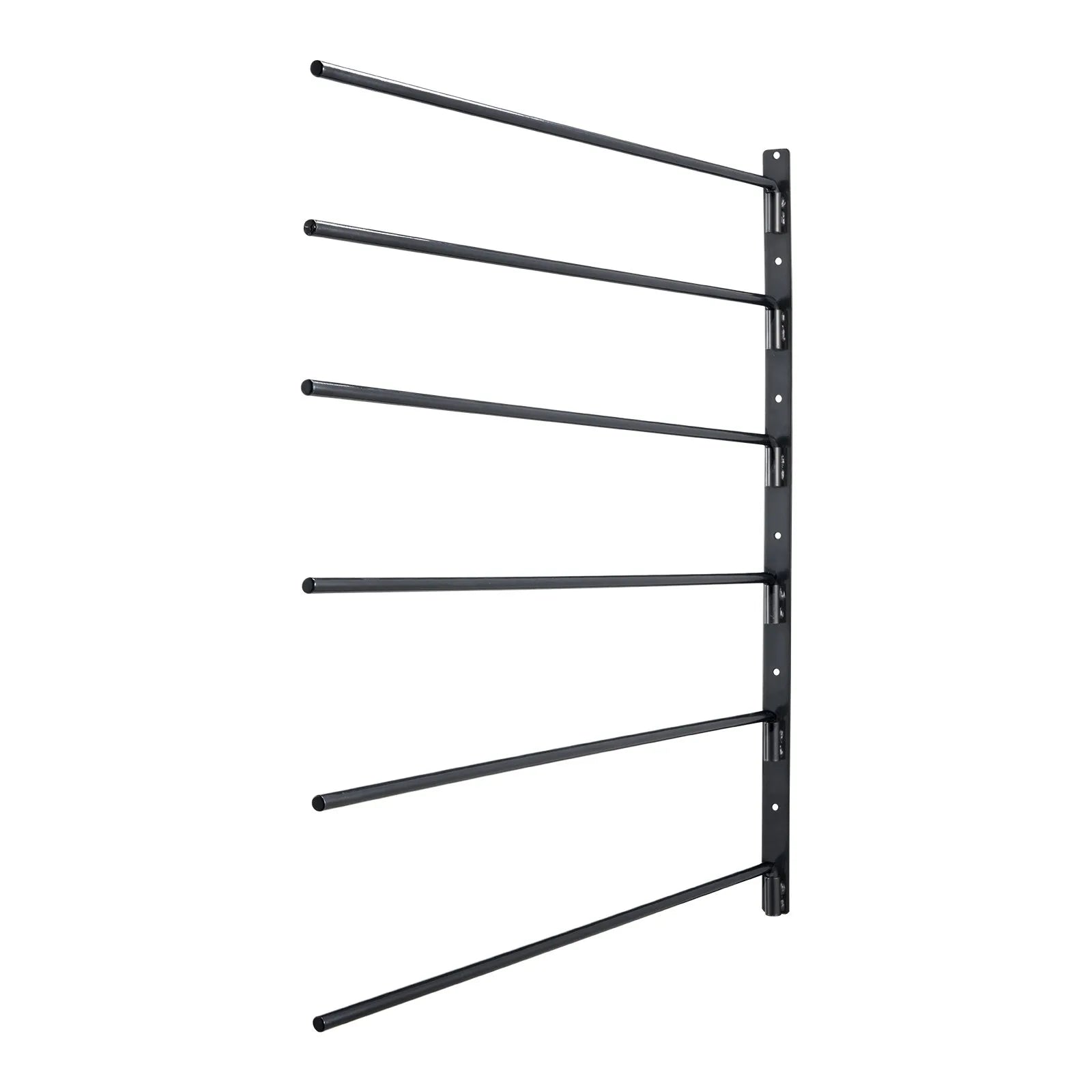 VEVOR Wall Mounted Saddle Rack Six Tiers English & Western Horse Saddle Stand