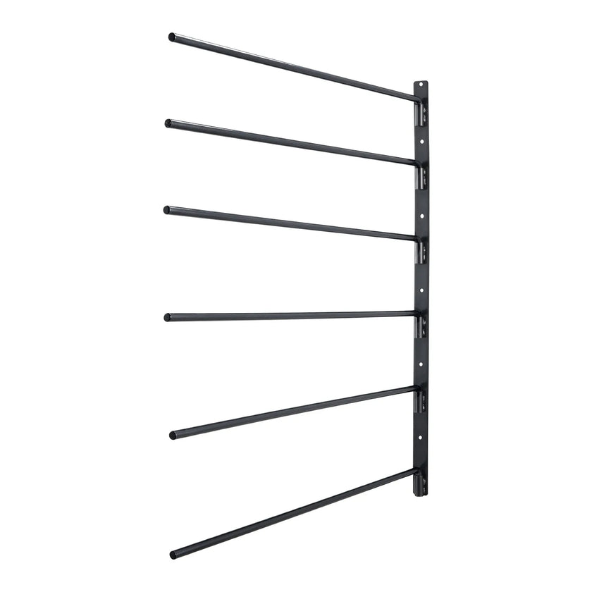 VEVOR Wall Mounted Saddle Rack Six Tiers English & Western Horse Saddle Stand