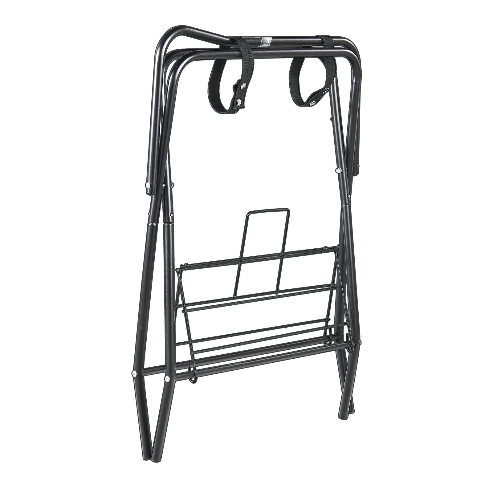 VEVOR Folding Saddle Rack Portable Freestanding Horse Saddle Stand 132 lbs