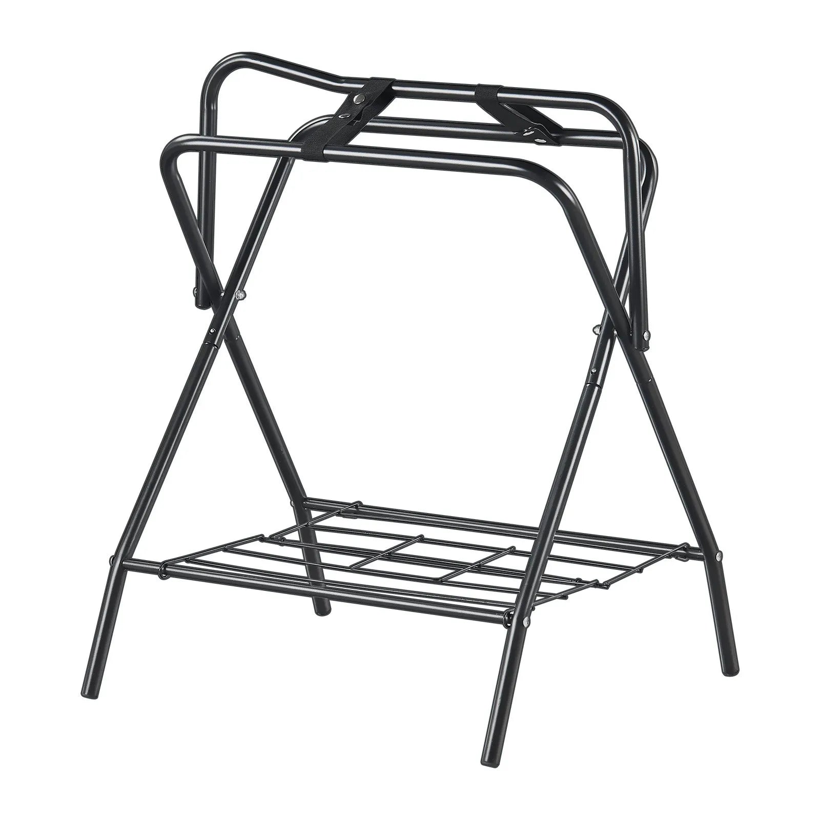 VEVOR Folding Saddle Rack Portable Freestanding Horse Saddle Stand 132 lbs