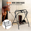 VEVOR Folding Saddle Rack 2 Packs Freestanding Horse Saddle Stand 132 lbs