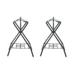 VEVOR Folding Saddle Rack 2 Packs Freestanding Horse Saddle Stand 132 lbs
