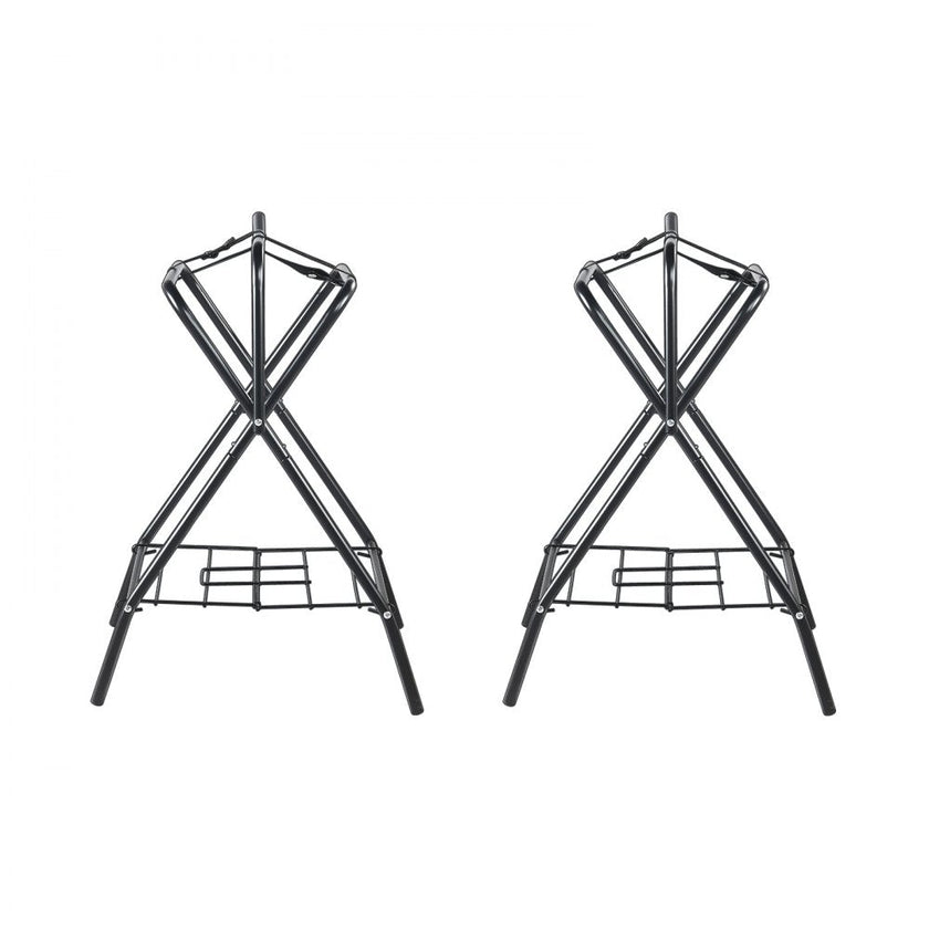 VEVOR Folding Saddle Rack 2 Packs Freestanding Horse Saddle Stand 132 lbs
