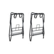 VEVOR Folding Saddle Rack 2 Packs Freestanding Horse Saddle Stand 132 lbs