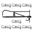 VEVOR Wall Mount Saddle Rack with Pad Bar 8 Packs Horse Saddle Rack Stand
