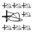 VEVOR Wall Mount Saddle Rack with Pad Bar 8 Packs Horse Saddle Rack Stand