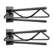 VEVOR Saddle Rack with Pad Bar 2 Packs Wall Mounted Horse Saddle Stand Black