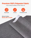 VEVOR Panel Track Blinds Extendable Track 45.8 in to 86 in W Trimmable Dark Gray