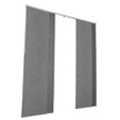VEVOR Panel Track Blinds Extendable Track 45.8 in to 86 in W Trimmable Dark Gray
