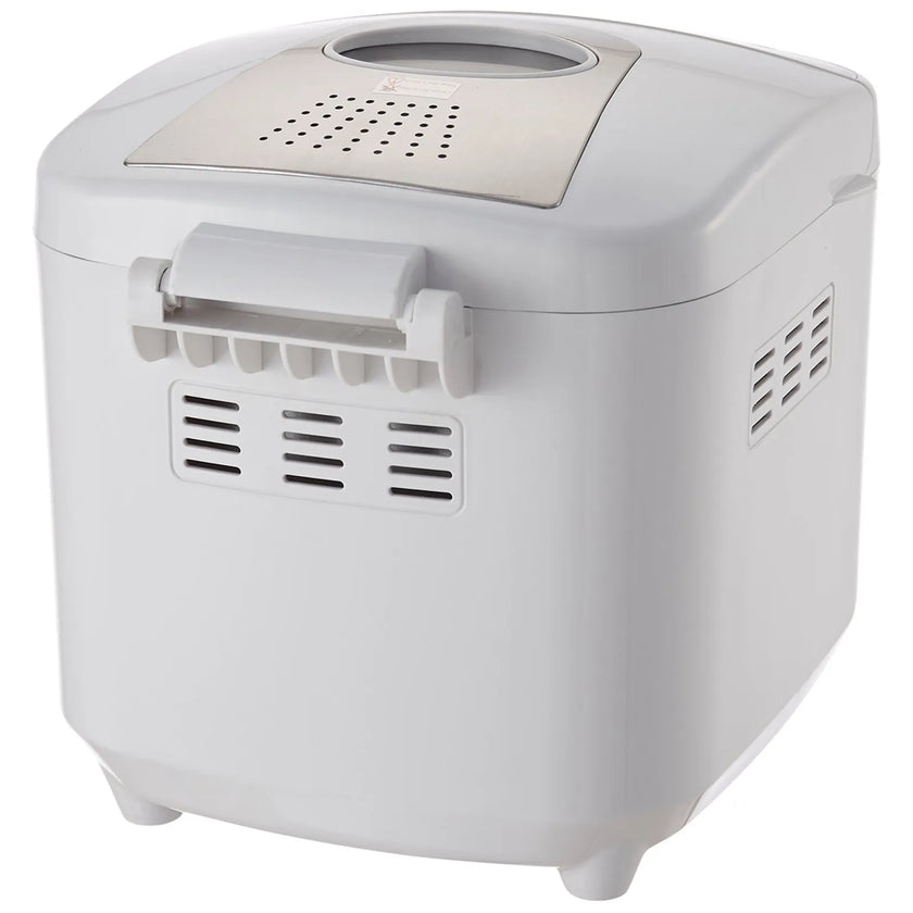 VEVOR Bread Maker, 19-in-1 2LB Dough Machine, Nonstick Ceramic Pan Automatic Breadmaker with Gluten Free Setting, Whole Wheat Bread Making, Digital, Programmable, 3 Loaf Sizes, 3 Crust Colors, White