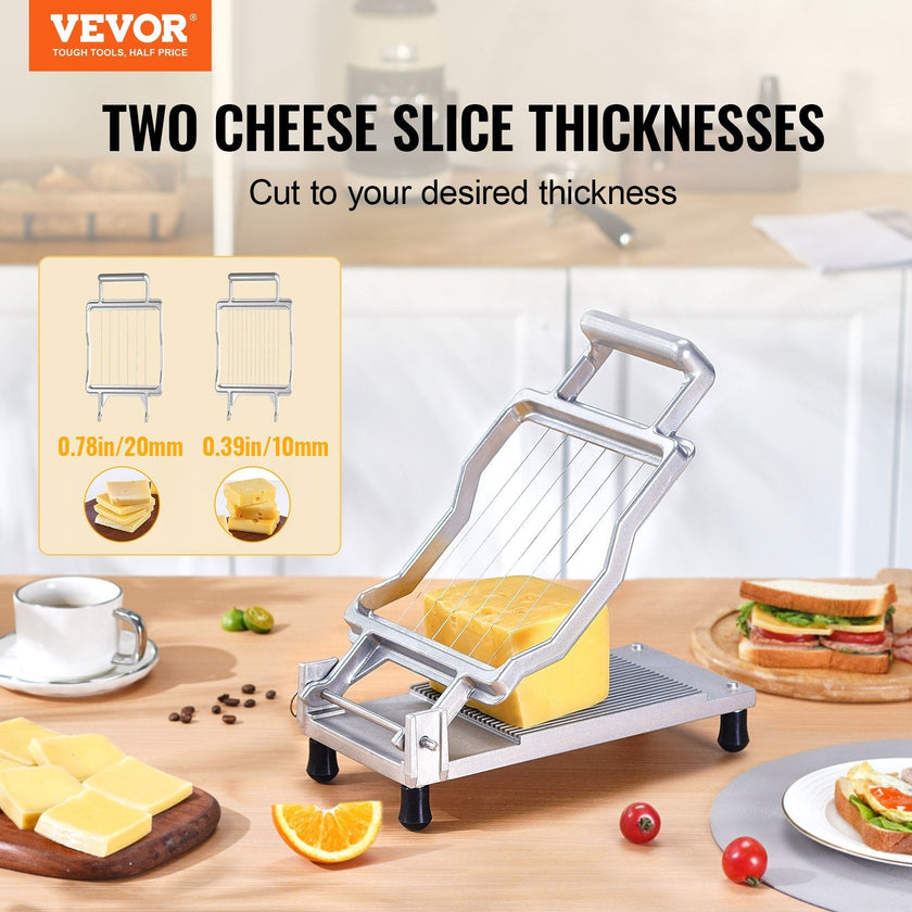VEVOR Cheese Cutter with Wire Cheeser Butter Cutting 0.39