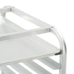 VEVOR Bun Pan Rack, 10-Tier Commercial Bakery Racks with Brake Wheels, Aluminum Racking Trolley Storage for Half & Full Sheet, Speed Rack For Kitchen Home, Bread Baking Equipment, 26\