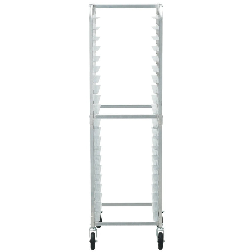 VEVOR Bun Pan Rack, 20-Tier Commercial Bakery Racks with Brake Wheels, Aluminum Racking Trolley Storage for Half & Full Sheet, Speed Rack For Kitchen Home, Bread Baking Equipment, 26\