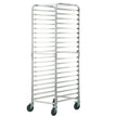 VEVOR Bun Pan Rack, 20-Tier Commercial Bakery Racks with Brake Wheels, Aluminum Racking Trolley Storage for Half & Full Sheet, Speed Rack For Kitchen Home, Bread Baking Equipment, 26\