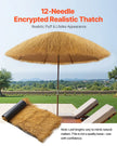 VEVOR Thatch Grass Roof Roll 1.3 x 3.9 ft Tiki Hut Bar Skirt Roof Party Décor
