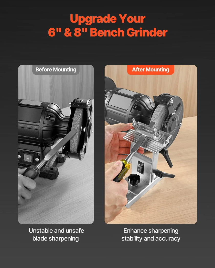 VEVOR Adjustable Tool Rest Sharpening Jig for 6
