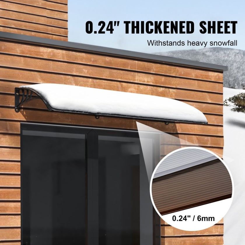 VEVOR Window Door Awning Canopy, 38
