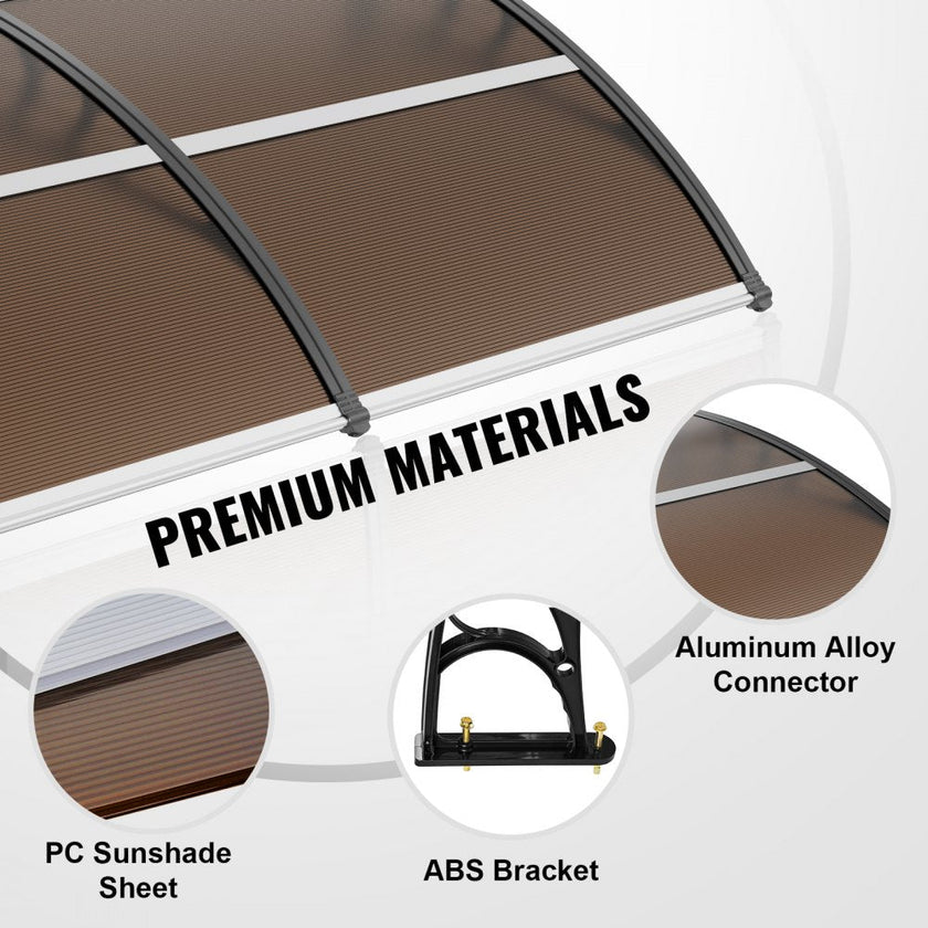 VEVOR Window Door Awning Canopy 80