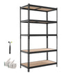 5-Tier Adjustable Storage Shelves, 2500 lb Capacity Heavy-Duty Garage Shelving Unit, Metal Utility Storage Rack with Adjustable Shelves, 40.35