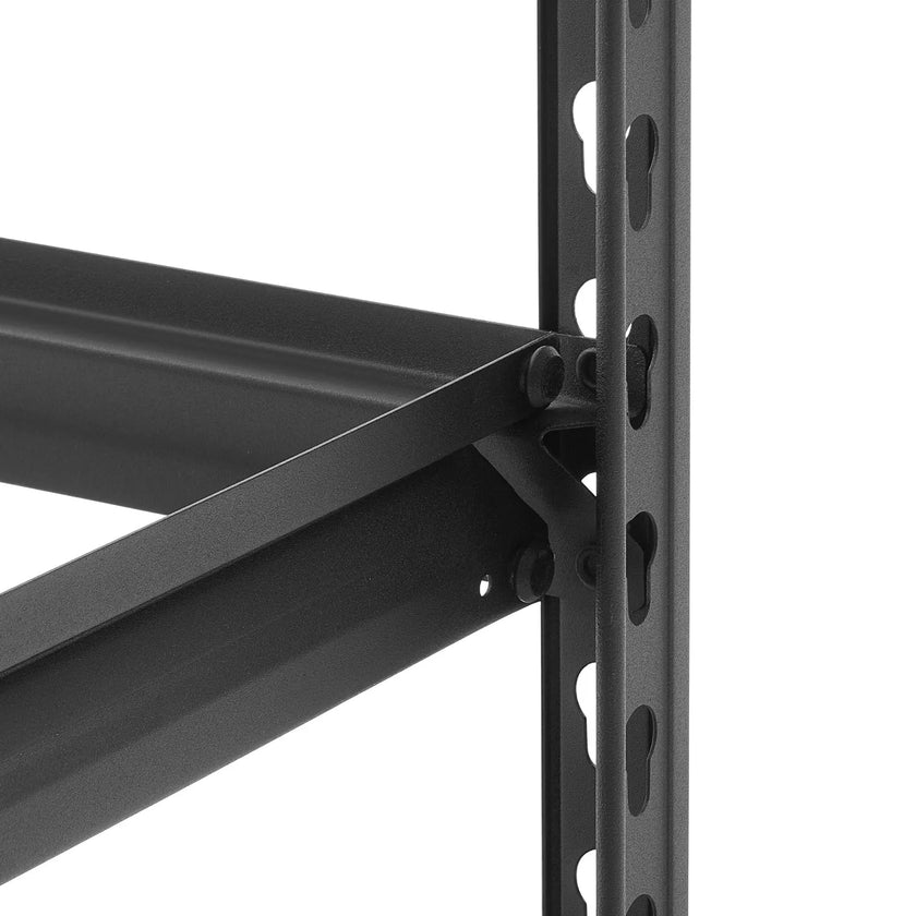 5-Tier Adjustable Storage Shelves, 2500 lb Capacity Heavy-Duty Garage Shelving Unit, Metal Utility Storage Rack with Adjustable Shelves, 40.35