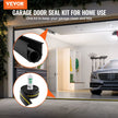 VEVOR Garage Door Threshold and Bottom Seals Kit 16 FT Universal Waterproof PVC