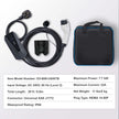 VEVOR Level 2 Portable EV Charger, 32 Amp 240V, Electric Vehicle Charger with 28 ft Charging Cable NEMA 10-30P Plug, 16/20/24/32A Adjustable Current Plug-in Home EV Charging Station for SAE J1772 EVs