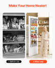 VEVOR 8-Tier Over the Door Pantry Organizer Hanging Storage Rack Adjustable