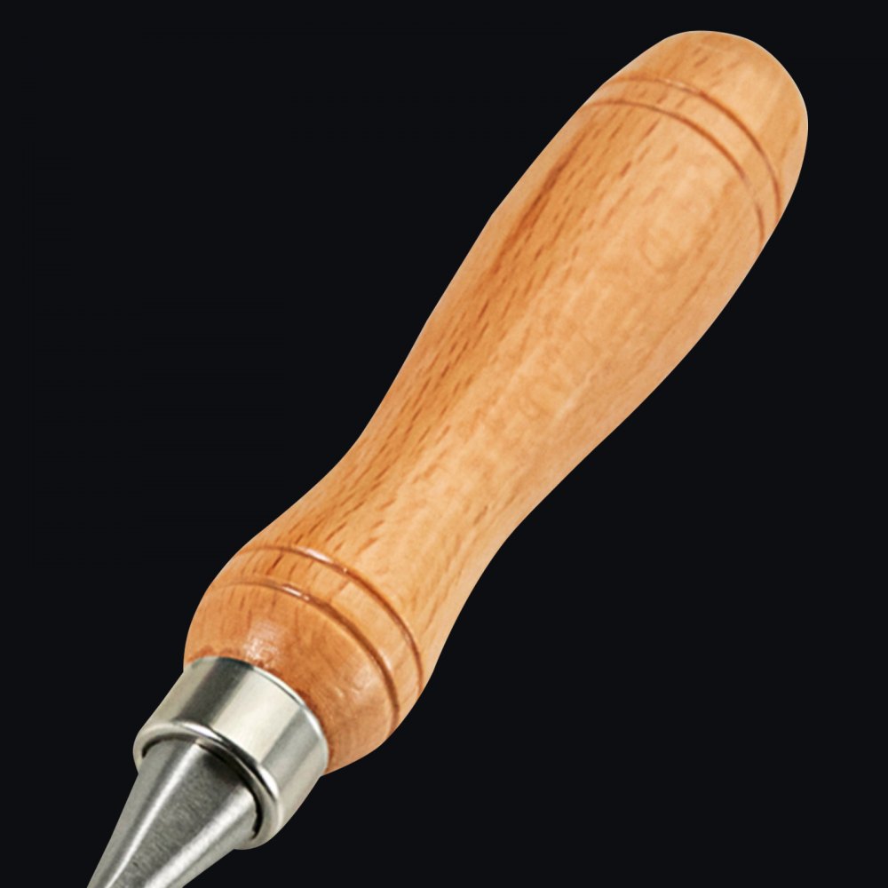 VEVOR Woodworking 12pcs Lathe Chisel?Wood Carving Hand Chisel 3-3/4Inch Blade Length, Wood Turning Tools with Wooden Storage Case, for Wood Carving Root Carving Furniture Carving Lathes