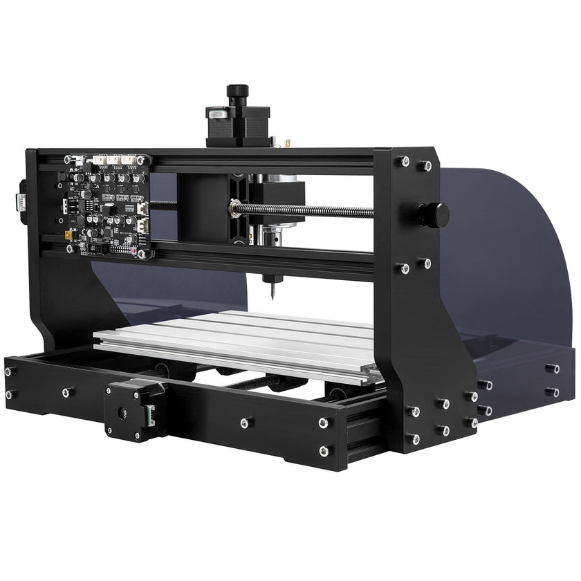VEVOR CNC Router Machine 3018 CNC 3018-PRO 3 Axis PCB Milling Machine Wood Router Engraver GRBL Control DIY Engraving CNC Machine with Offline Controller and ER11 and 5mm Extension Rod(300x180x45mm)
