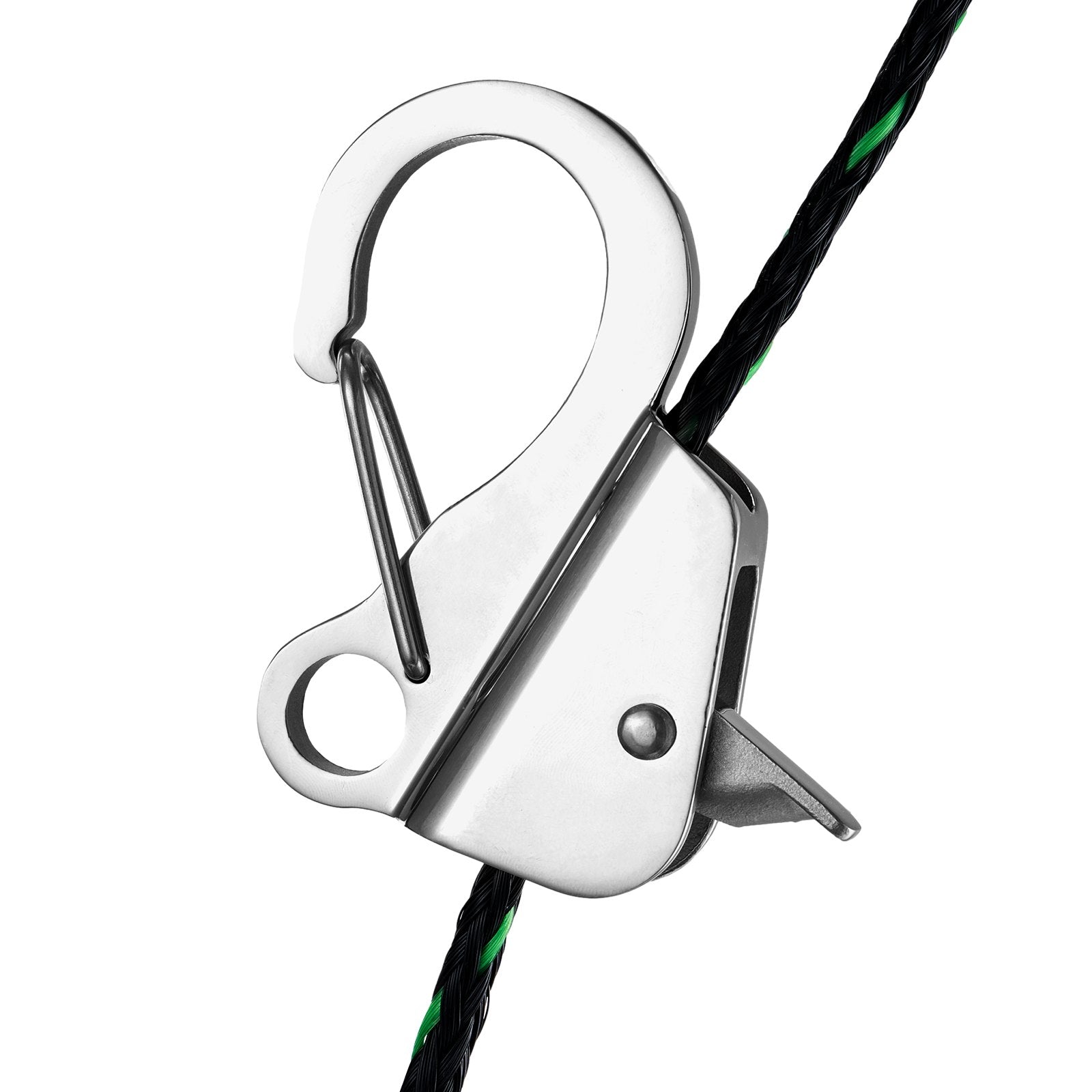 VEVOR Boat Anchor Hook, 304 Stainless Steel Slide Anchor, Knotless Anchor System with Quick Release, Boat Anchor Hook Clips for 3/8