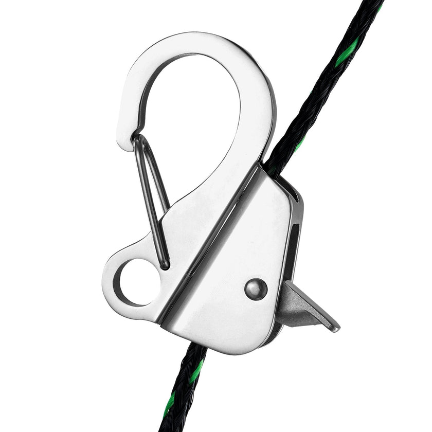 VEVOR Boat Anchor Hook, 304 Stainless Steel Slide Anchor, Knotless Anchor System with Quick Release, Boat Anchor Hook Clips for 3/8