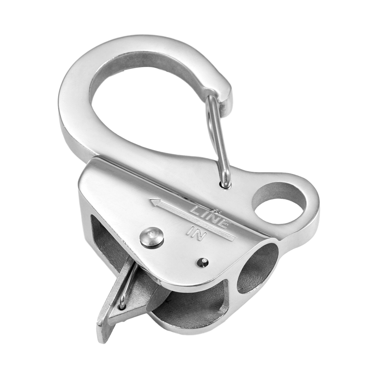 VEVOR Boat Anchor Hook, 304 Stainless Steel Slide Anchor, Knotless Anchor System with Quick Release, Boat Anchor Hook Clips for 3/8