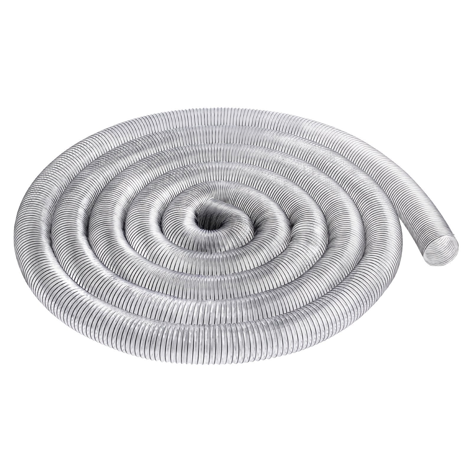 VEVOR 4'' x 50' Dust Collection Hose Thickened PVC Flexible Clear Hose