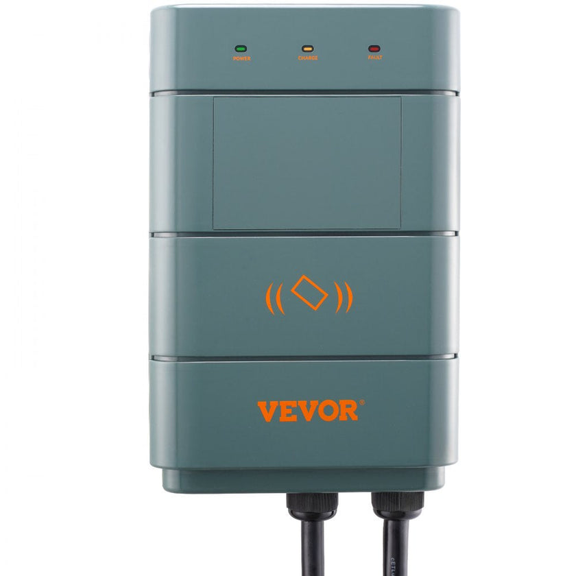 VEVOR Level 2 Electric Vehicle Charging Station, 0-40A Adjustable, 9.6 kW 240V NEMA 1-50 Plug Smart EV Charger with WiFi, 22-Foot TPE Charging Cable for Indoor/Outdoor Use, ETL & Energy Star Certified