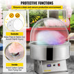 VEVOR 21 Inch Commercial Cotton Candy Machine Cover Bubble Shield Cotton Candy Cover for Cotton Candy Machine, Candy Floss Maker