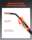 VEVOR 250Amp Mig Welding Gun with 15FT Cable for 0.035