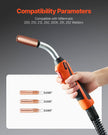 VEVOR 250Amp Mig Welding Gun with 15FT Cable for 0.030