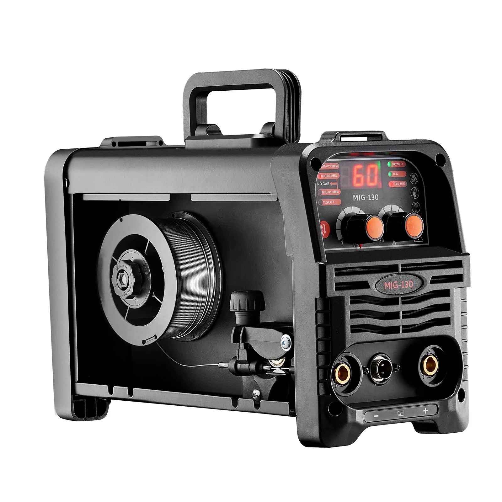 VEVOR MIG Welder 130Amp Mig Welding Machine 3-in-1 Flux Core MIG/Stick/Lift TIG