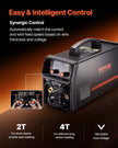 VEVOR MIG Welder 250A Pluse Mig Welding Machine 5-in-1 Synergic Welder Machine
