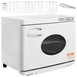 VEVOR Hot Towel Warmer,23L Large Capacity Spa Hot Towel Warmers with See Through Window, 2 Stainless Steel Racks, Holds up 50-60 Towels, 2-in-1 Quick All-round Heating for Facials, SPA, Massage, Salon