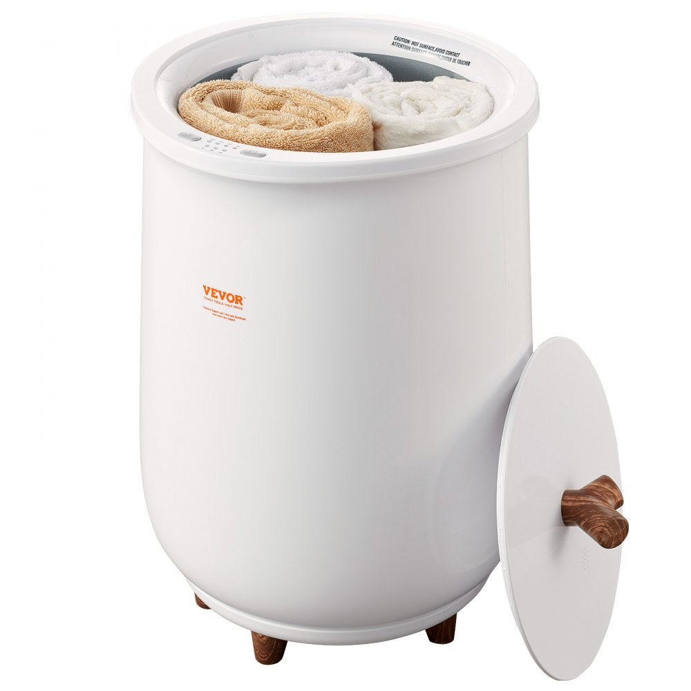VEVOR Towel Warmer Bucket, 20L Large Towel Warmer for Bathroom, Auto Shut Off Towel Heater with 4-Level Timer Fits up to Two 40