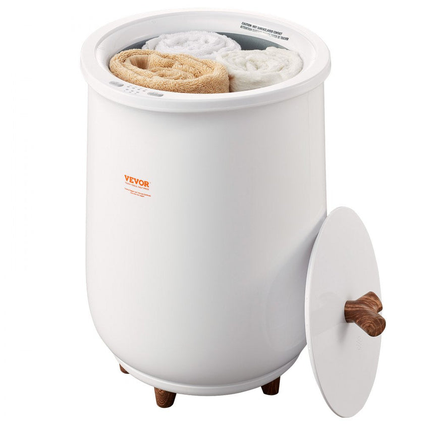 VEVOR Towel Warmer Bucket, 20L Large Towel Warmer for Bathroom, Auto Shut Off Towel Heater with 4-Level Timer Fits up to Two 40
