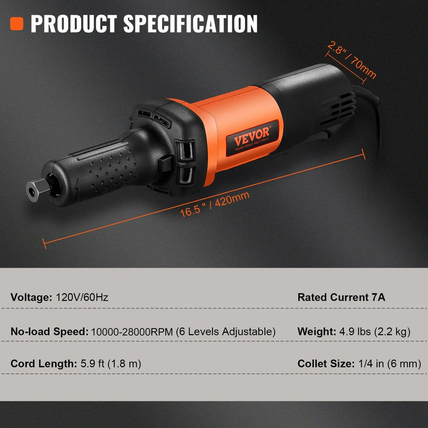 VEVOR Die Grinder, 1/4